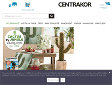Tablet Screenshot of centrakor.com